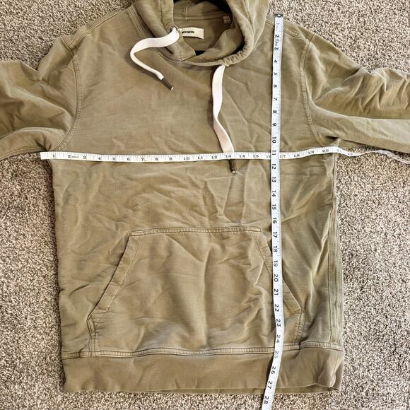 Buck Mason Brushed Loopback Hooded Sweatshirt Mens Medium - Picture 5 of 6